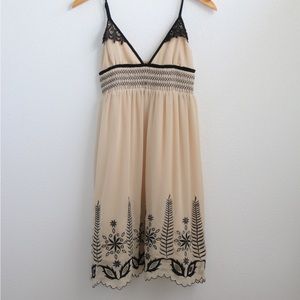 MM Couture Tan/Black Dress Sz: M